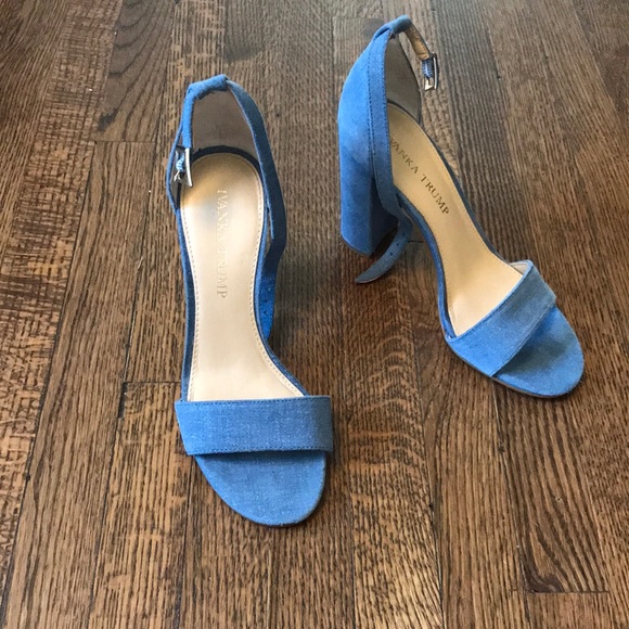 Ivanka Trump Shoes - Blue Sandal Heels 👡